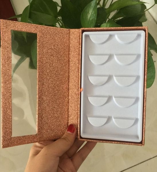 

5 pairs lashes book empty eyelashes packaging box private label lash tray cute eyelash cases fdshine3059891