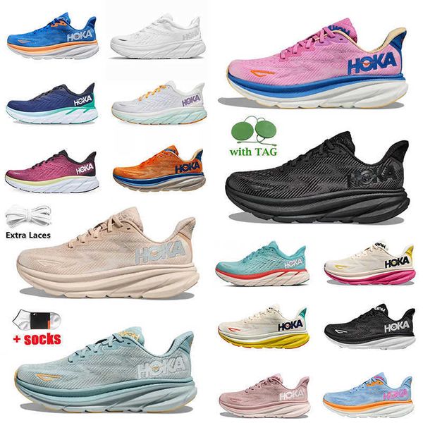 

athletic hokas shoes hoka one bondi 8 carbon x clifton triple black white on cloud lunar rock running sneakers shock absorbing road sport wo