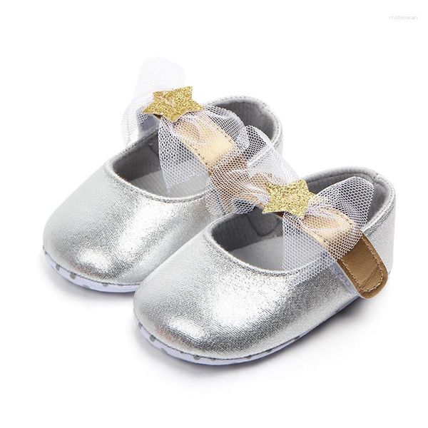 

first walkers baby girl shoes toddler non-slip flat soft-sole cotton rubber crib lovely butterfly-knot infant