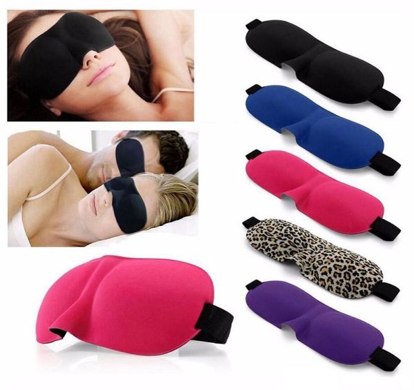 

3d eye sleeping mask cotton blindfold soft eye shade nap cover blindfold sleeping travel rest st5209659725