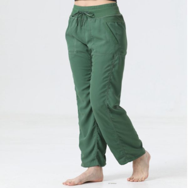 

gym loose full length pants wide leg pants workout running exercise lu trousers 4 way stretch capris lulemon