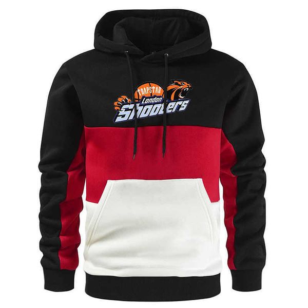 

designer hoodie trapstar hoodie men's sweatshirt american hip hop hooded sweater oversize hoody men women drawstring hoodie jacket, Black