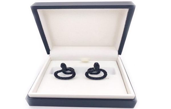 

pure pearl luxury cuff links heritage range with serpent detail stainless steel men business suit french shirts cufflinks sleeve s3995269, Silver