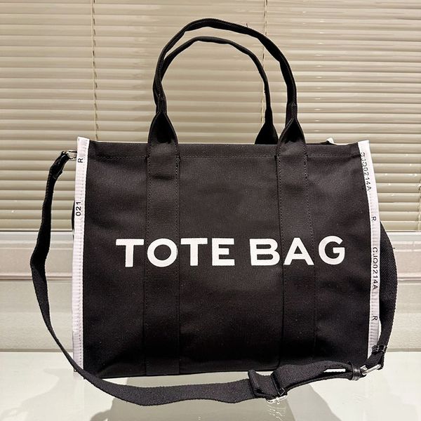 

canvas tote bags large handbags women crossbody shop bag high capacity beach totes shoulder handbag classic letter printing commuting bag de