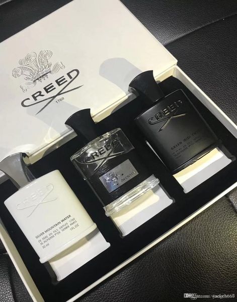 

19ss new aventus perfume green 18ss perfume of 30ml 3 bottle with long lasting time and fragrance and shiipping2697952
