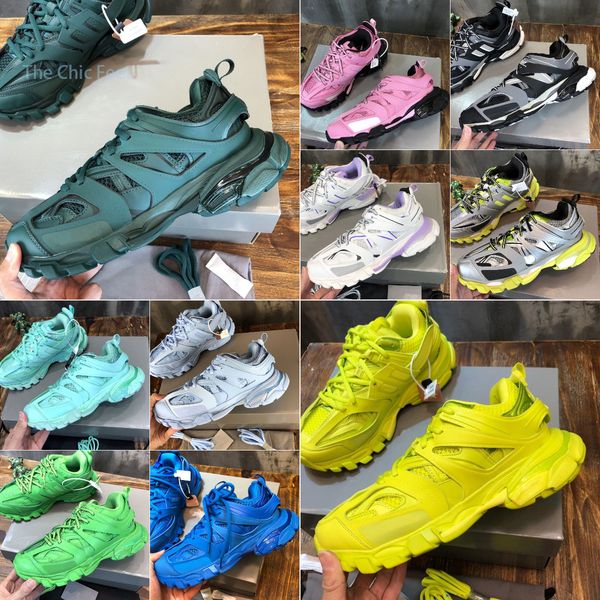 

track 3.0 sneakers designer triple men women casual shoes white black sneaker tess.s. gomma leather trainer nylon printed trainers 35-46