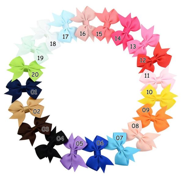 

whole  colors hair bows hair pin for kids girls harper small bow hairpin baby headwear children039s hair accessories4939879, Slivery;white