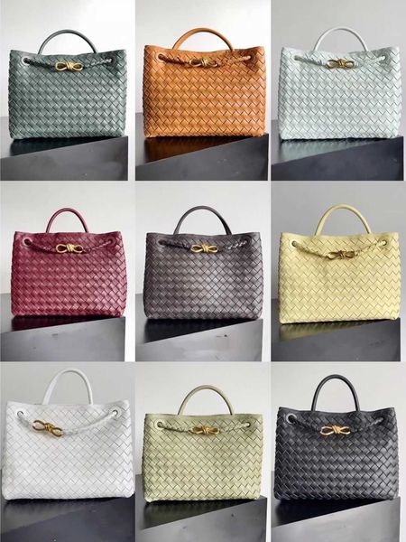 

summer new andiamo sheepskin woven handbag cassette light luxury women's bag