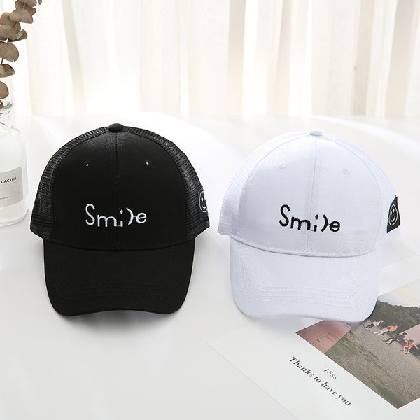 

children's hat summer mesh boys' baseball cap girls' cap children's sun hat sun hat tide, Yellow