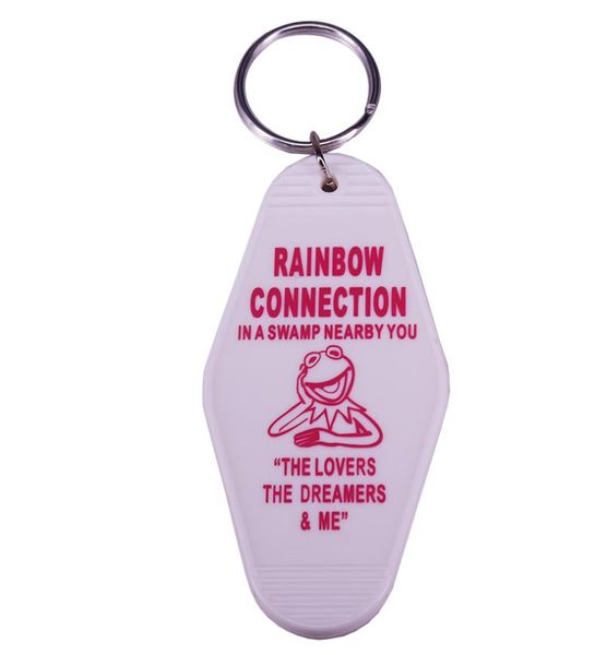

muppet movie inspired rainbow connection key tag jim henson kermit song popular accessory5155893, Gray