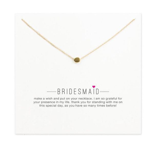 

fashion round pendant necklace women minimalist clavicle chain statement choker necklaces bridesmaid gift card mothers day1734865, Silver