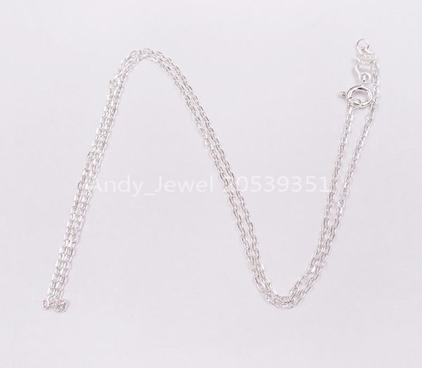 

authentic 925 sterling silver necklace bear chain choker fits european bear jewelry style gift 0119056124169952