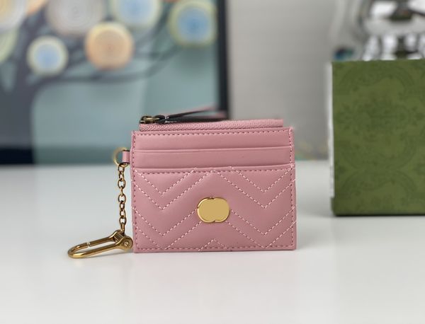 

luxurys designer wallets marmont men women card holders fashion ophidia short coin purse high-quality double letter sign classic zig zag bag, Red;black