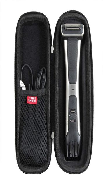 

hermitshell hard travel case for philips norelco bg703049 bodygroom series 7000 body trimmer shaver4162512