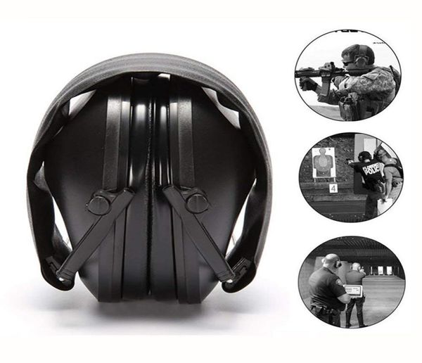 

ear protector tactical shooting earmuff adjustable foldable anti noise snore earplugs soft padded noise canceling headse1744035