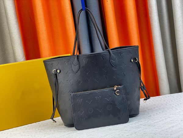 

m45686 m40995 nf shopping package for women genuine leather design shoulder bag clutch handbag luxury embossed mommy bag tote