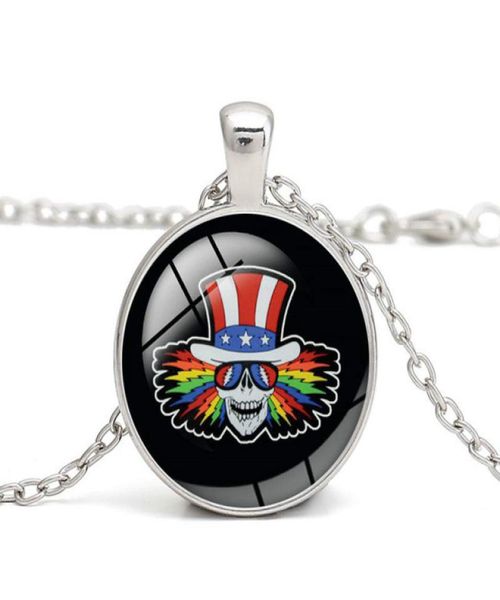 

pendant necklace famous rock band necklace fashion alloy black silver jewelry men and women fashion gift souvenirs1292017