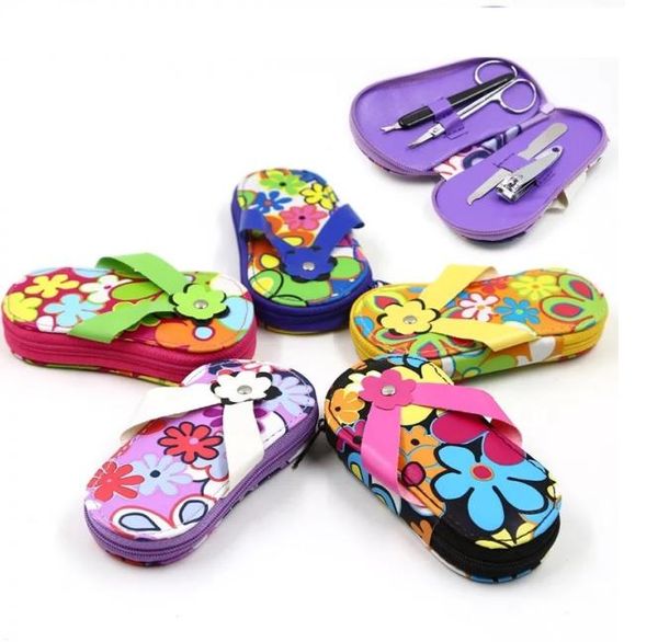 

flip flop pedicure manicure set wedding door gifts bridal favors promotional gifts 100pcs lot whole5773963