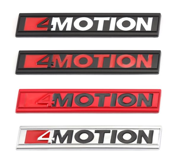 

metal 4 motion logo rear boot trunk badge emblem for vw golf tiguan passat touareg polo