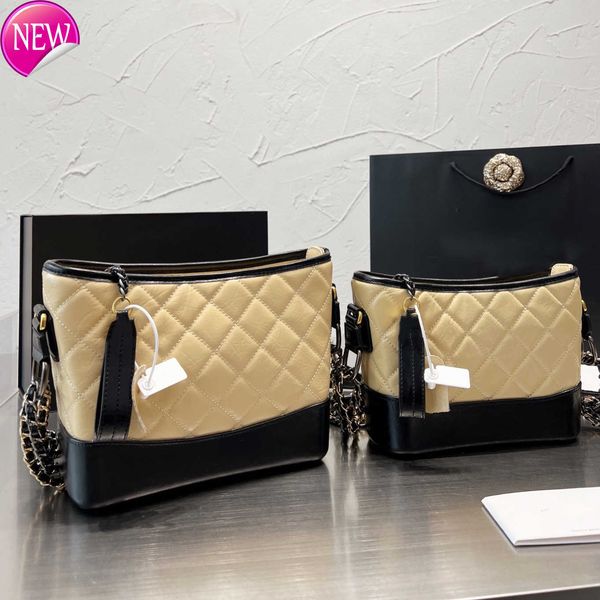 

women's brand designers shoulder bags tote new textured cowhide ringer makeup bag fashion gold metal zipper double chain shoulder cross