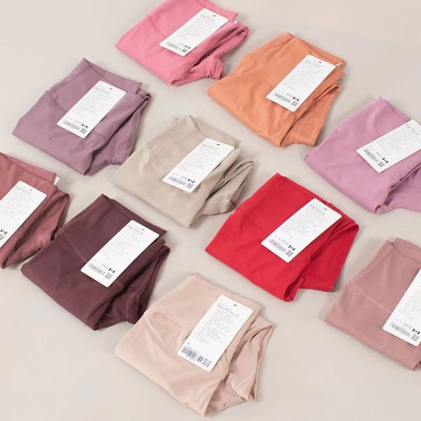 

luluyoga suit align sports women's naked quick dried high waist high elastic yoga pants with four sides moisture absorbing and breathab