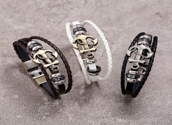 

luxury jewelry accessories punk bracelet mixture style lots of fashion jewelry whole leather unlimited charm bracelets antique3281264, White