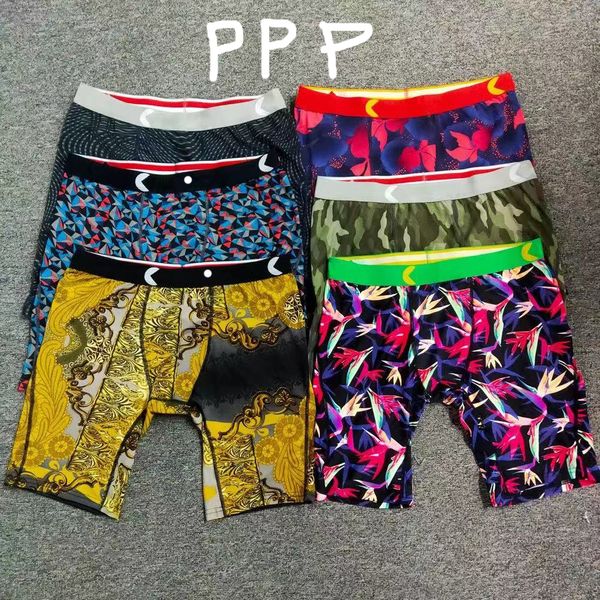 

bulk promotion boxer briefs mens underpants underwears random styles sports hip hop underwear street quick dry mixed color sending boxer 963, Black;white