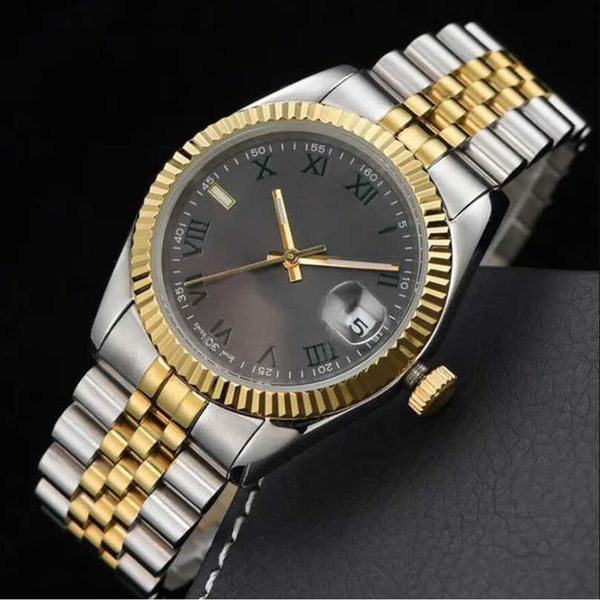 

mens watches 36/41mm automatic mechanical waterproof 28/31mm women couples style classic, Slivery;golden