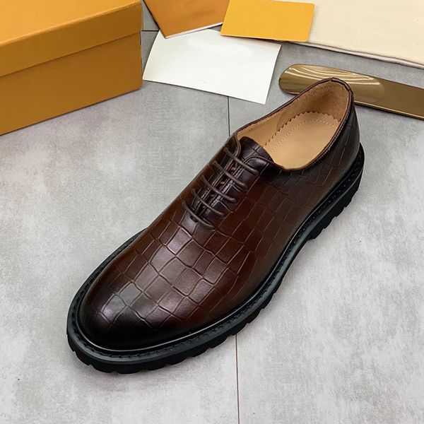 

summer leather shoes for men business dress inside increased cowhide breathable wedding groom shoes shopping mall with cowhide inner leather, Black