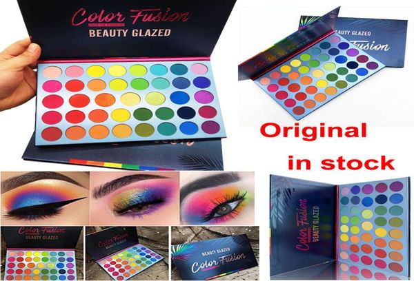 

brand beauty glazed eyeshadow palette 39 colors eye shadow color fusion rainbow palette shimmer matte shiny makeup eyeshadow face 8936287
