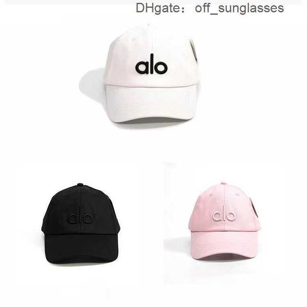 

designer cap luxury alo sports ball ladies yoga fashion casquette solid color fitted hat very good bps8, Blue;gray