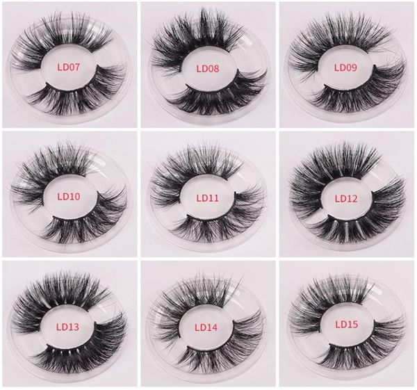 

25 mm mink eyelashes dramatic long mink lashes makeup full strip lashes 25mm false eyelashes 3d mink eyelashes reusable9033656