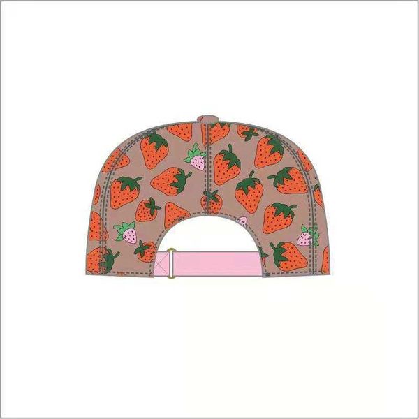 

quality strawberry baseball high caps man's cotton cactus classic letter ball caps summer women sun hats outdoor adjustable snapback ca, Blue;gray