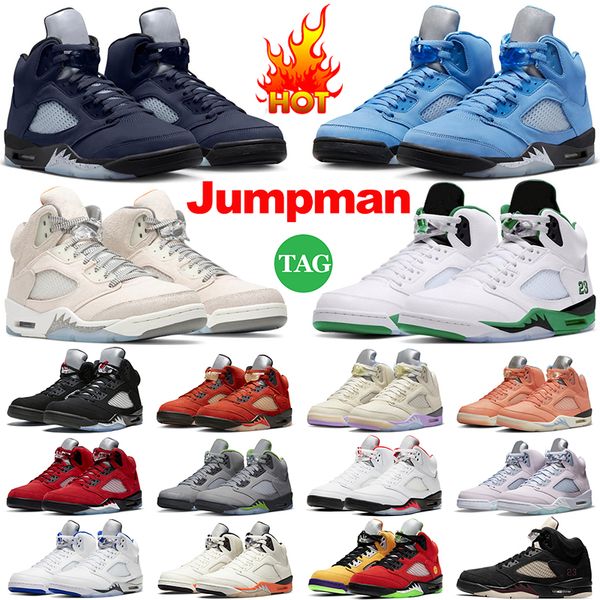 

5 men basketball shoes 5s j5 unc lucky green black metallic easter georgetown racer blue womens mens trainers outdoor sports sneakers