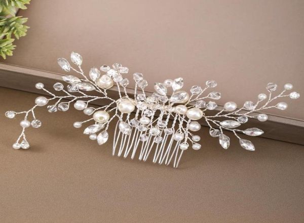 

clips jewelryclips barrettes jewelry handmade color rhinestone comb hair ornaments women pin bridal wedding headpieces drop deli9358392, Golden;silver