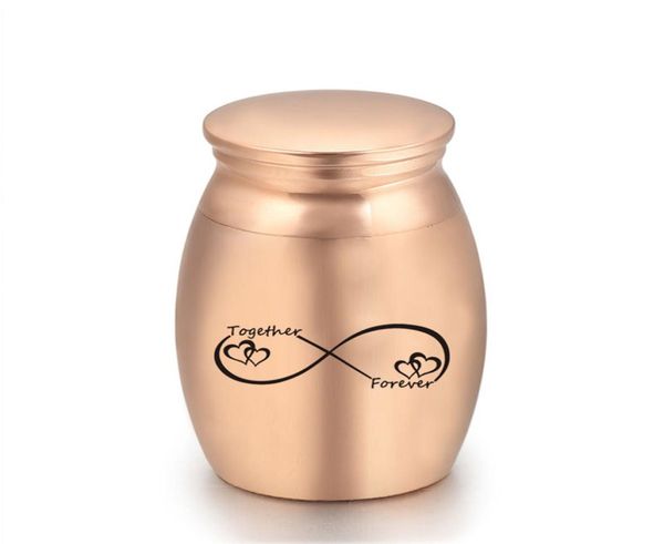 

cremation urns ashes holder keepsake memorial mini urn funeral urn pendant together forever 25 x 16 mm6028912, Silver