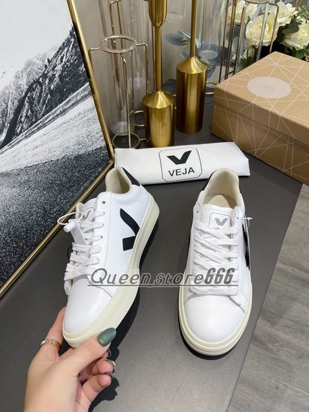 

veja shoes womens sneakers sm shoes mens classic white fashion couples vegetarianism style original veja campo size 36-45, Black