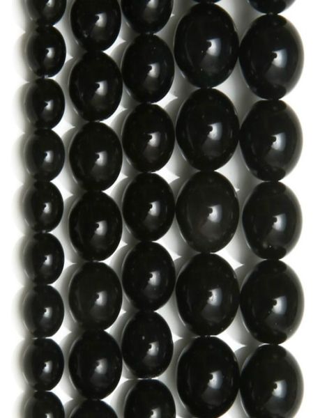 

8mm natural stone black obsidian round loose beads 15quot strand 4 6 8 10 12 14mm pick size for jewelry making3581405