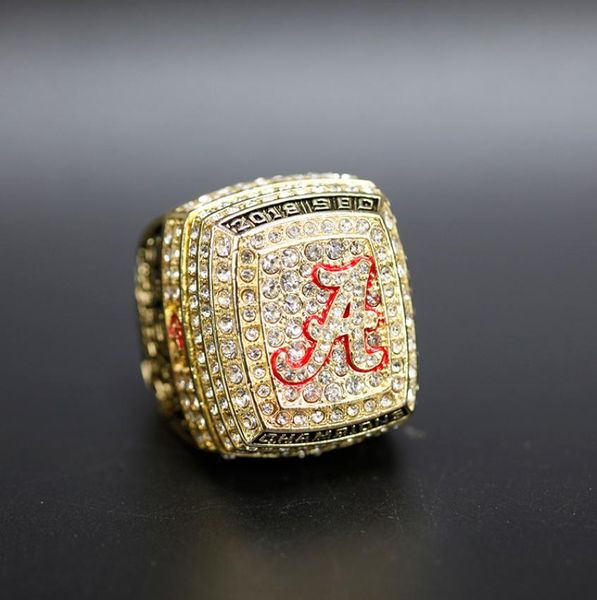

whole 2018 alabma championship rings fan men gift whole drop 2731653, Golden;silver