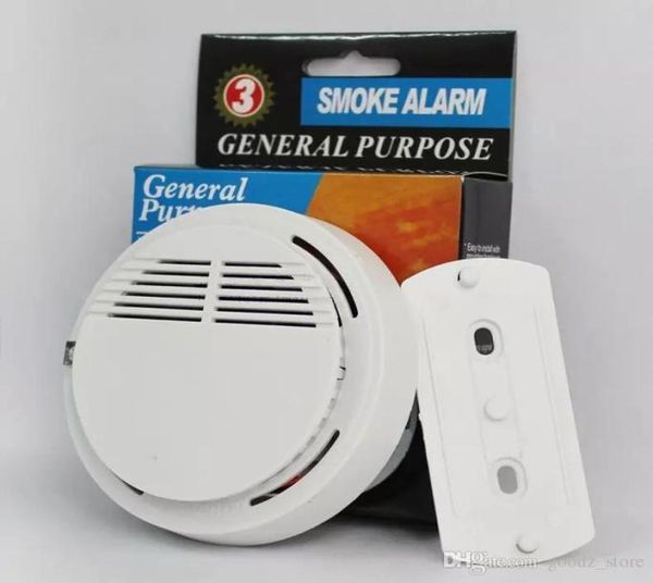 

2019 smoke detector alarms system sensor fire alarm detached wireless detectors home security high sensitivity stable led 85db 9v 2954125