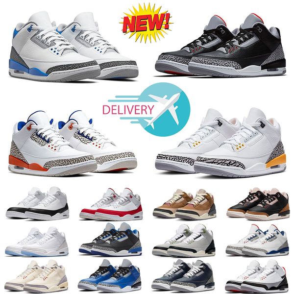 

basketball shoes jumpman 3 jordens 3 white orange lakers, white black lightning, female hurricane, black cement, mocha sneakers men women tr