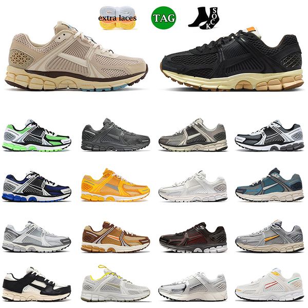 

mens designer zm vomero running shoes original og anthracite oatmeal light bone on pure platinum laser orange airrjogging athletic sneakers