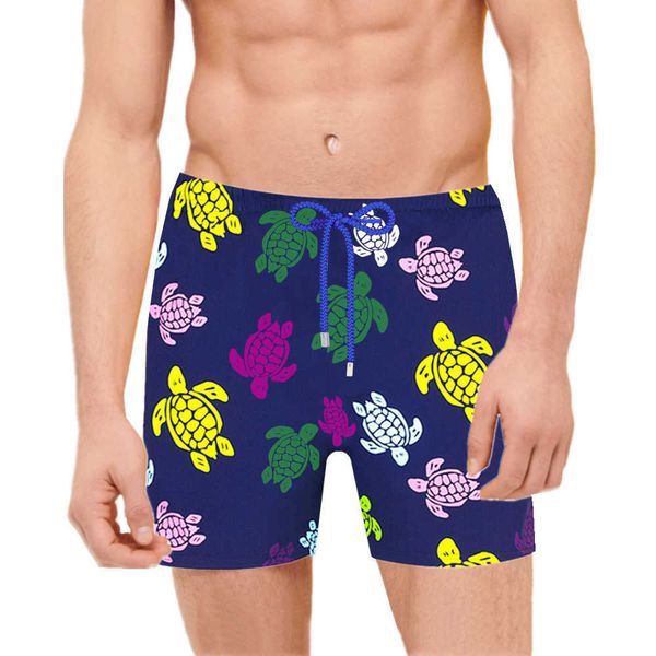 

vilebrequin spandex shorts men swimwear herringbones turtles summer casual shorts loose fit version s2nu s3fy 28 gtuv, White;black