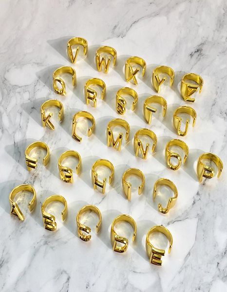 

2020 fashion accessories womens rings star style 26 letter ring copper plating jewelry designer jewelry mens rings5835870, Silver