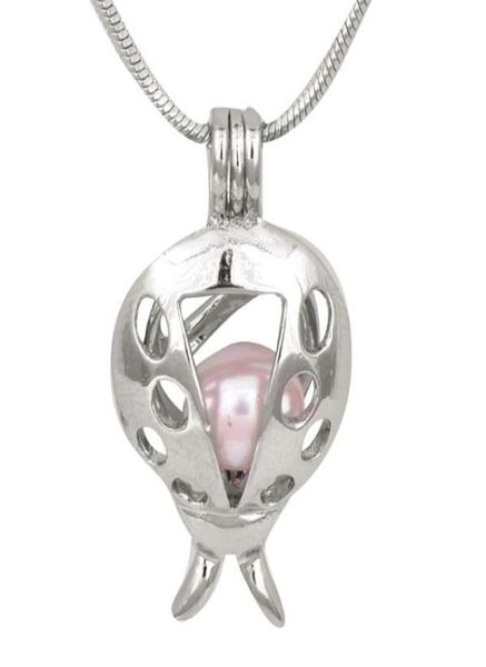 

unique lovely silver plated ladybug pearl cage pendants charms locket diy pearl mountings fashion jewelry whole p1055913569
