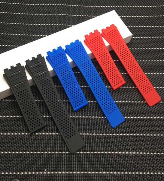 

22mm silicone rubber watchband for tag heuer series men breathable band soft watch strap for carrera wrist bracelet4280749, Black;brown