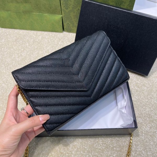 

designer women chain shoulder bag caviar leather crossbody handbags cross body purses mini handbag luxurys bags