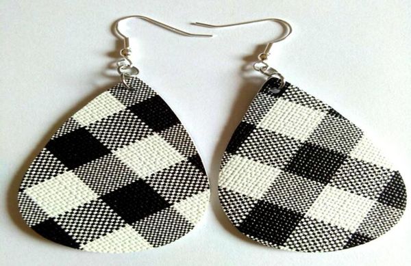 

fashion halloween pattern teardrop leather earrings for women long dangle statement water drop earrings jewelry4582590, Silver