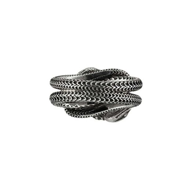 

sterling silver new snake is an old trend domineering male net red ring gift