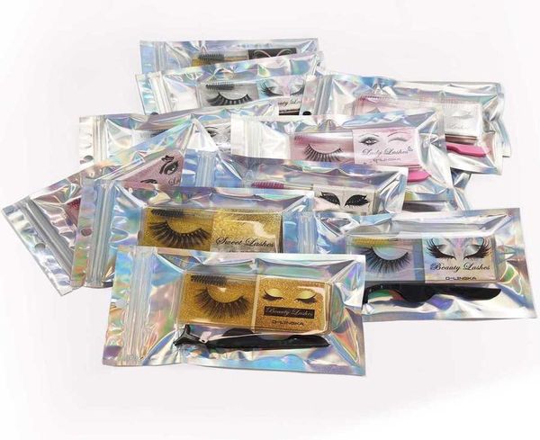 

1pair 3d mink hair eyelashes private oem logo acceptable 3d silk protein lashes 100 cruelty dramatic false eyelash natural 22526932